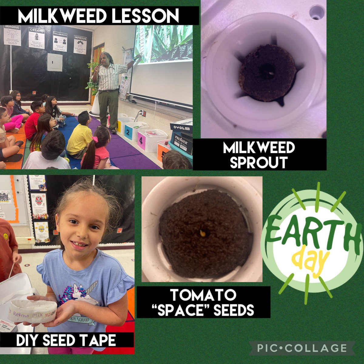 An eventful Earth Day rotation in STEM 🤗 We created our own seed tape, we were surprised by milkweed & “space” tomato germination, and had a special guest deliver an amazing lesson about milkweed and monarch butterflies! @NISDElemEnviron @TechCoachSoto @NISDSTEMLabs @NISDElrod