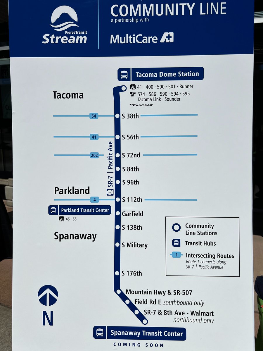 What a way to celebrate #EarthDay2024! Today marks the opening of the County's first high-capacity transit line, Stream, which will slash commute times, reduce emissions & improve transit access/equity along the Pacific/SR-7 corridor. Thanks for getting it done, @PierceTransit!