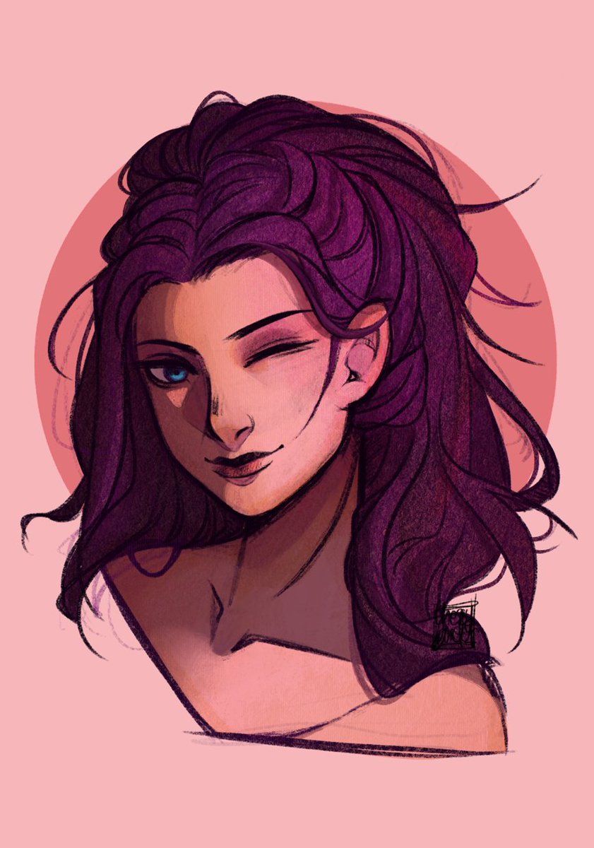 Did a sketch of a friend's FFXIV character for fun ✌️