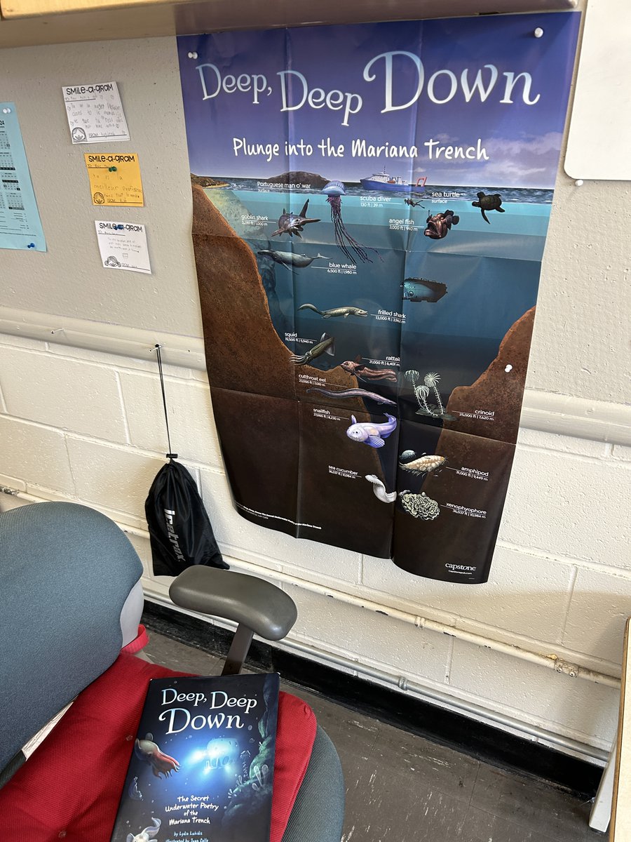 Happy Earth Day!! I'm so happy I got to chat with students about ocean conservation and the importance of the Mariana Trench. #writingcommunity #kidlit #amreading #amwriting #STEM #EarthDay2024 @CapstonePub #DeepSea