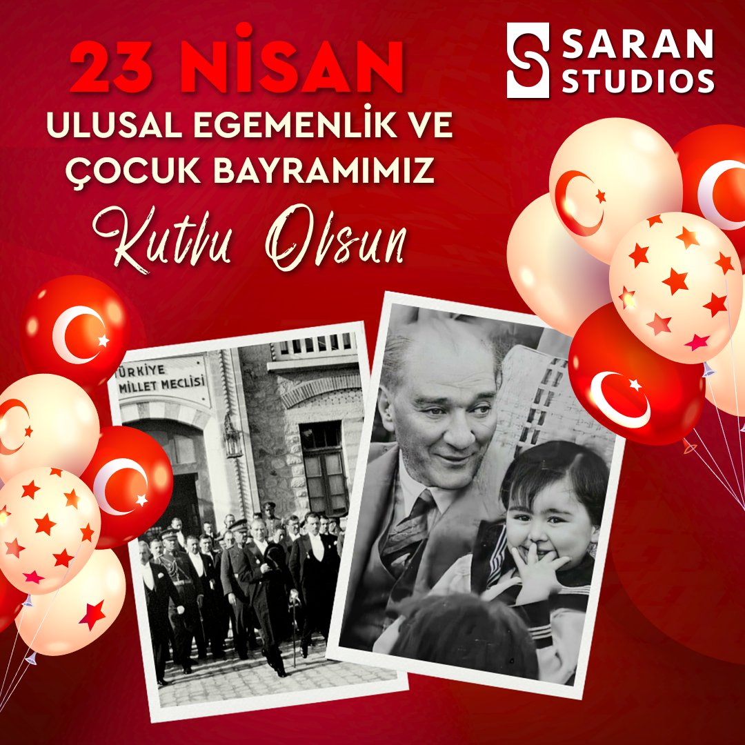 23 Nisan Ulusal Egemenlik ve Çocuk Bayramımız kutlu olsun ❤️