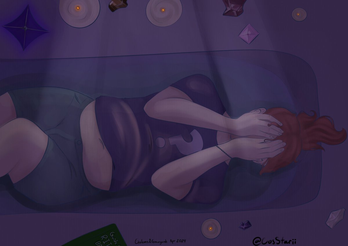 CosStarii's tweet image. My piece for the @golemsandgraves dimension 20 Zine ! Decided to go for a ritual bath dedicated to Cassandra!

#dimension20 #dimension20fanart