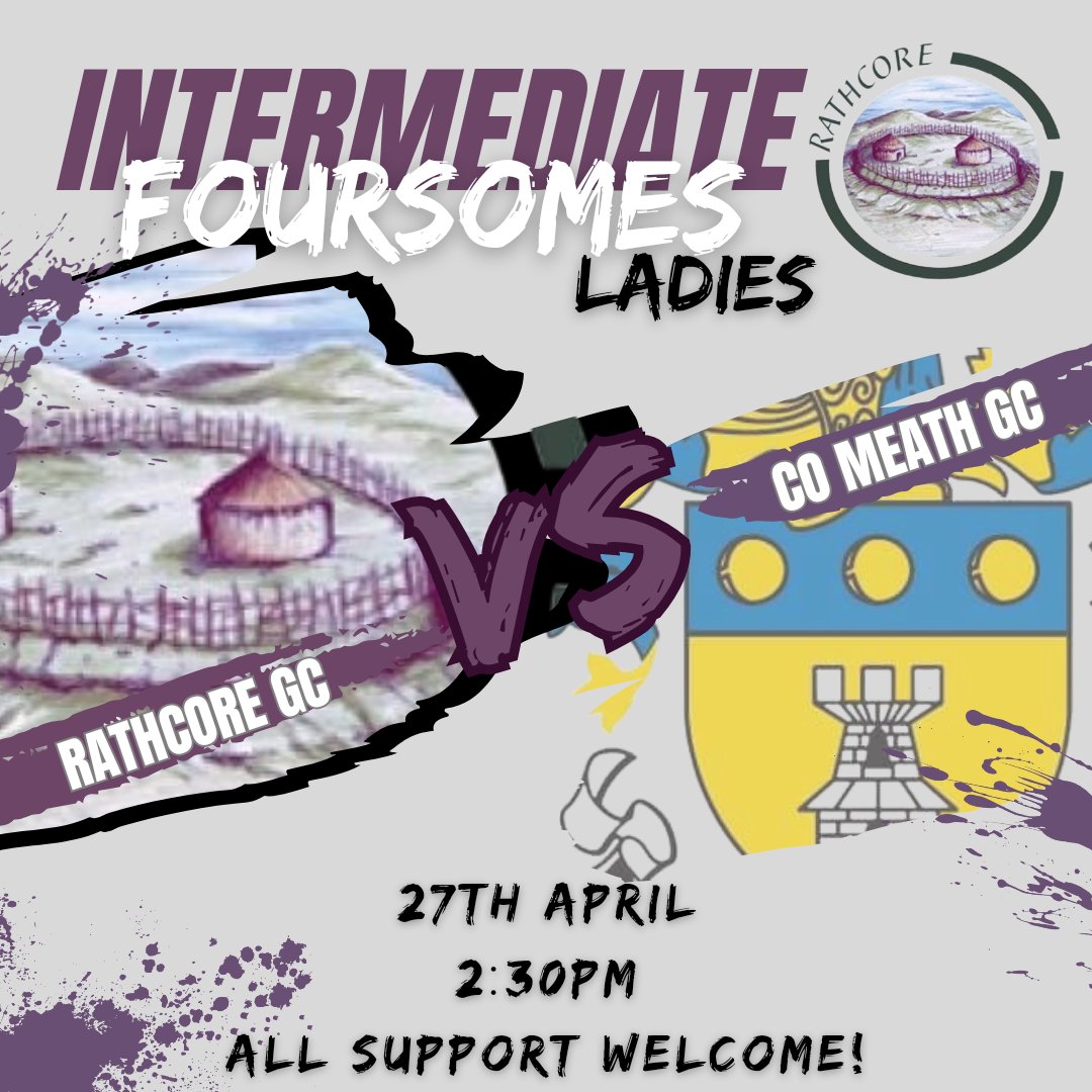 Rathcore ladies first interclub competition of the year starts April 27th. Support welcome! Best of luck ladies! @GolfIreland_ @RathcoreGC #golf #golflife #golfswing #golfaddict #greenkeeper #ireland #ladiesgolf #family #competition #GolfEveryday #golfgoals #GolfStyle