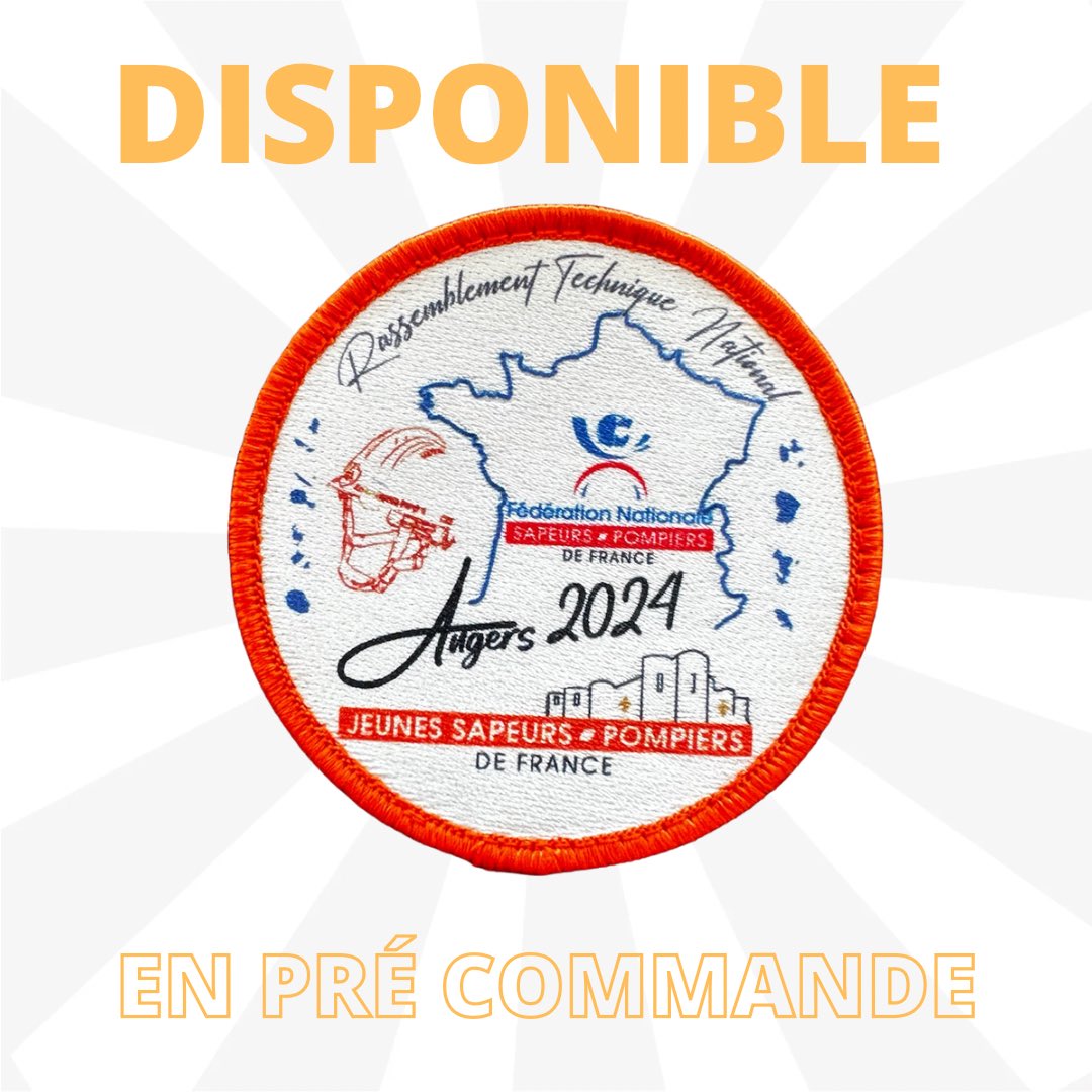 Rtn2024's tweet photo. C’est l’écusson #officiel de ce RTN ANGERS 2024 ! Rendez-vous sur https://t.co/bSVym6TIMx 
#capsurangers2024 https://t.co/gTdXW7kaiE