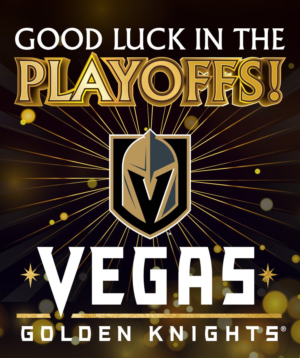 Join us tonight at 6:30 PM as the reigning champs, our Vegas Golden Knights face off against the Dallas Stars in the first round of the Stanley Cup Playoffs! Grab a seat at The Palace Bar, King's Bar or Chicago Brewing Co and let's cheer our Knights to a triumphant victory! 🏒🥅