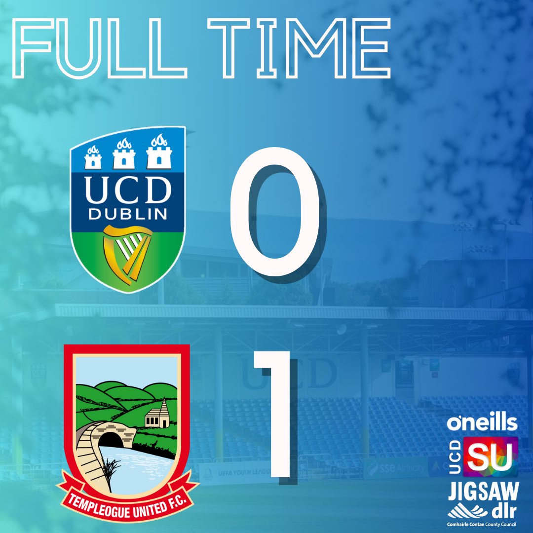 RESULT | @LSLLeague @TUFC1977 take the 3 points after a competitive game in Belfield.