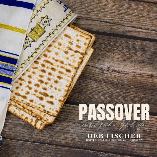 Wishing a happy Passover to members of the Jewish community across Nebraska who are celebrating. Chag Sameach!