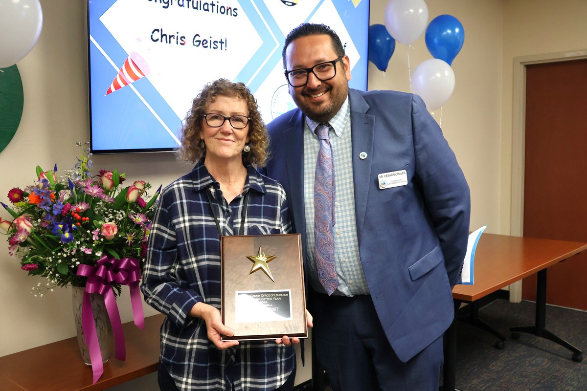 Congratulations to Chris Geist from VCOE's Providence School for being selected as the Teacher of the Year for VCOE-operated schools and programs!