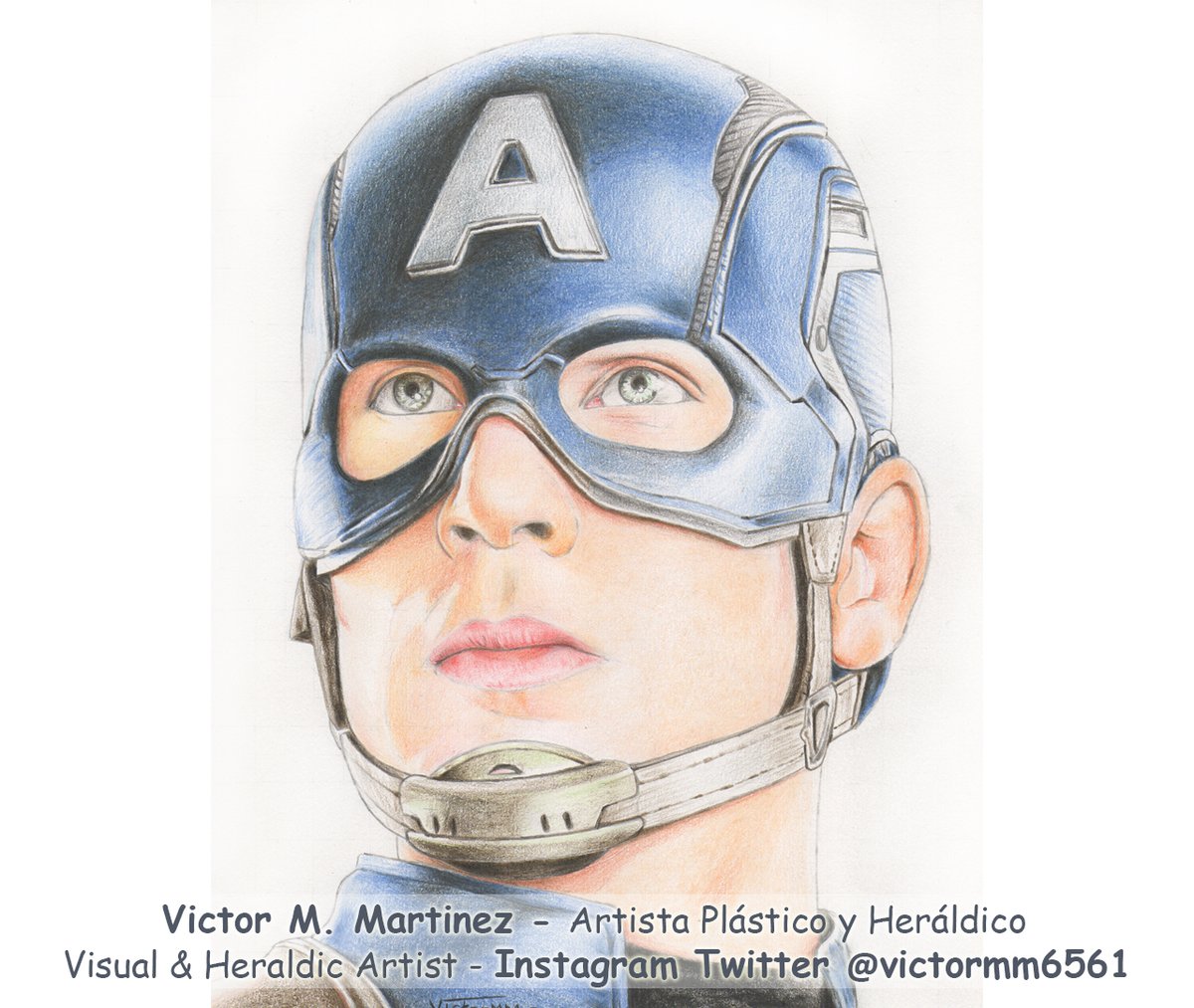 Chris Evans como Capitán América, #ChrisEvans as #CaptainAmerica, por Victor M. Martinez, #Artista Plástico y Heráldico, #dibujo #drawing 28x22 cms. Apoye, siga y patrocine mi Obra. #Arte 🎨 #Marvel #ArtForSale 💸 #Art #MarvelStudios #Carabobo 💟 #Love for #Venezuela 🇻🇪