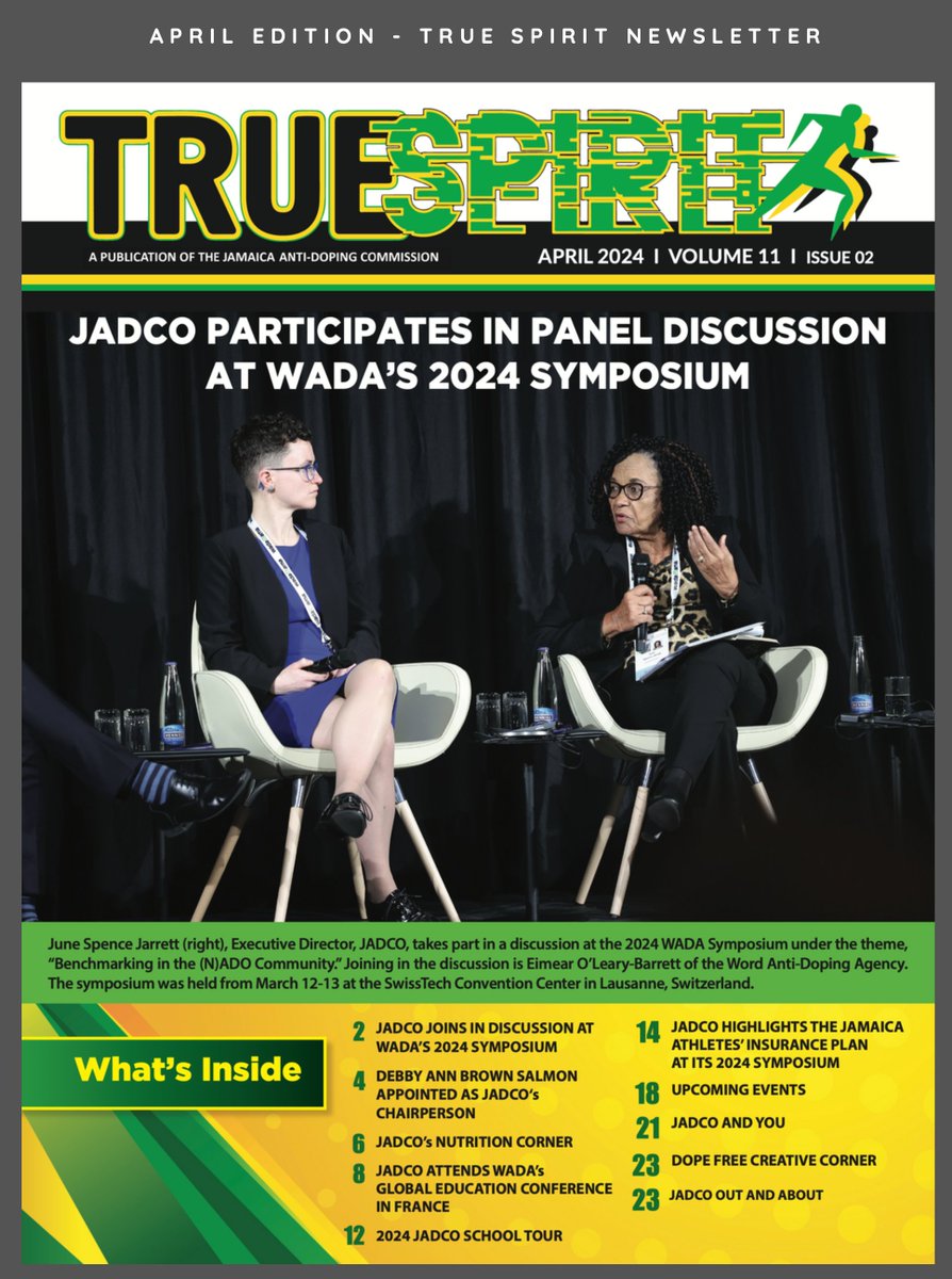 Read the latest edition of our True Spirit newsletter here:
jadco.gov.jm/.../04/JADCO-T…