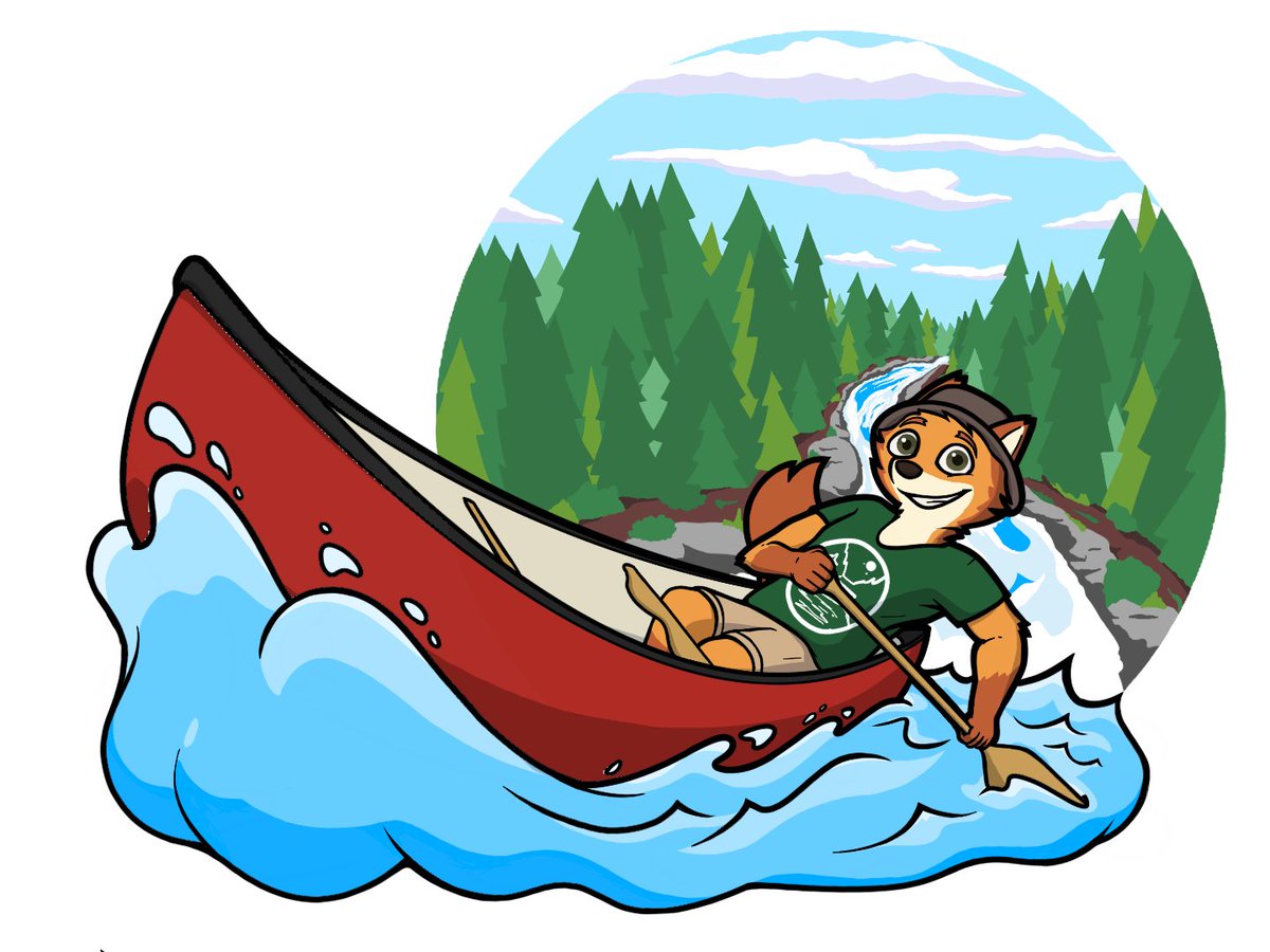 The paddler! 🛶🦊
(Canoeing is great, you should try it!)