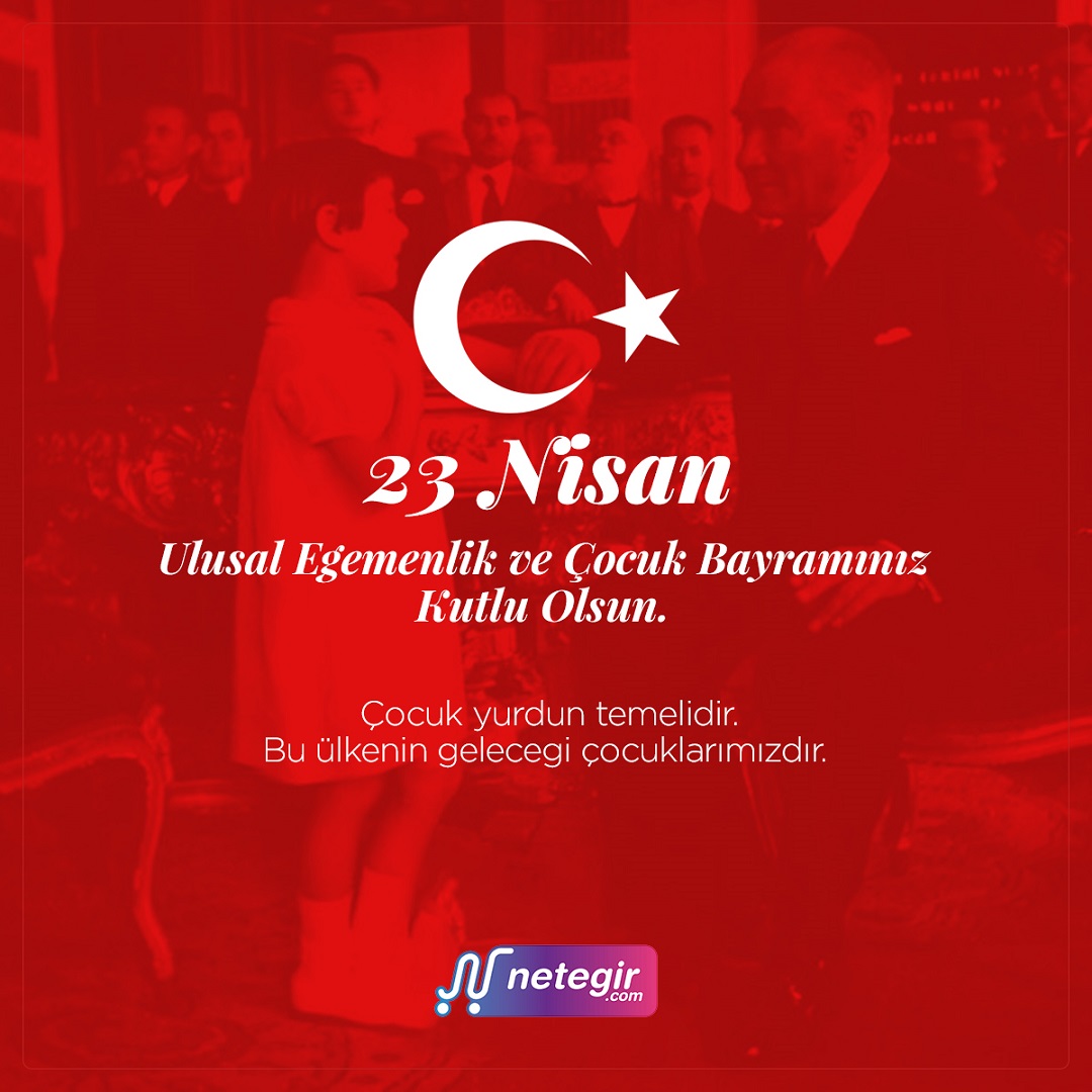 23 Nisan Ulusal Egemenlik ve Çocuk Bayramı kutlu olsun.🇹🇷