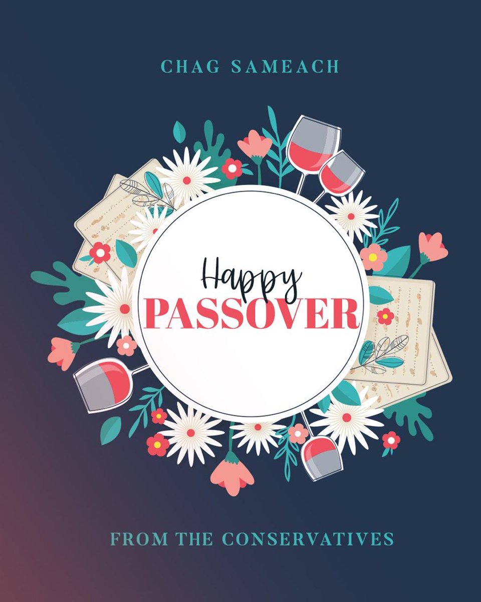 I would like to wish the Jewish community a Passover filled with the warmth of family traditions. Chag Pesach Sameach.