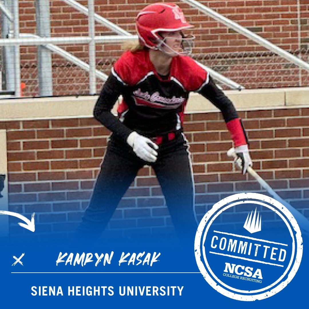 🚨🚨🚨🚨 Congrats to Kamryn on her Commitment to Siena Heights University!! @KamrynKasak @joycewellhoefer