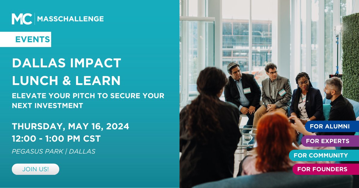 Join us for the next Dallas Impact Lunch & Learn to hear from Amanda Schnetzer, co-founder and CEO of FirstThen, and Kat Weaver, CEO of Power To Pitch, on strategies for elevating your pitch! 💥📣 👉🎟️ RSVP NOW: hubs.li/Q02tDDN10