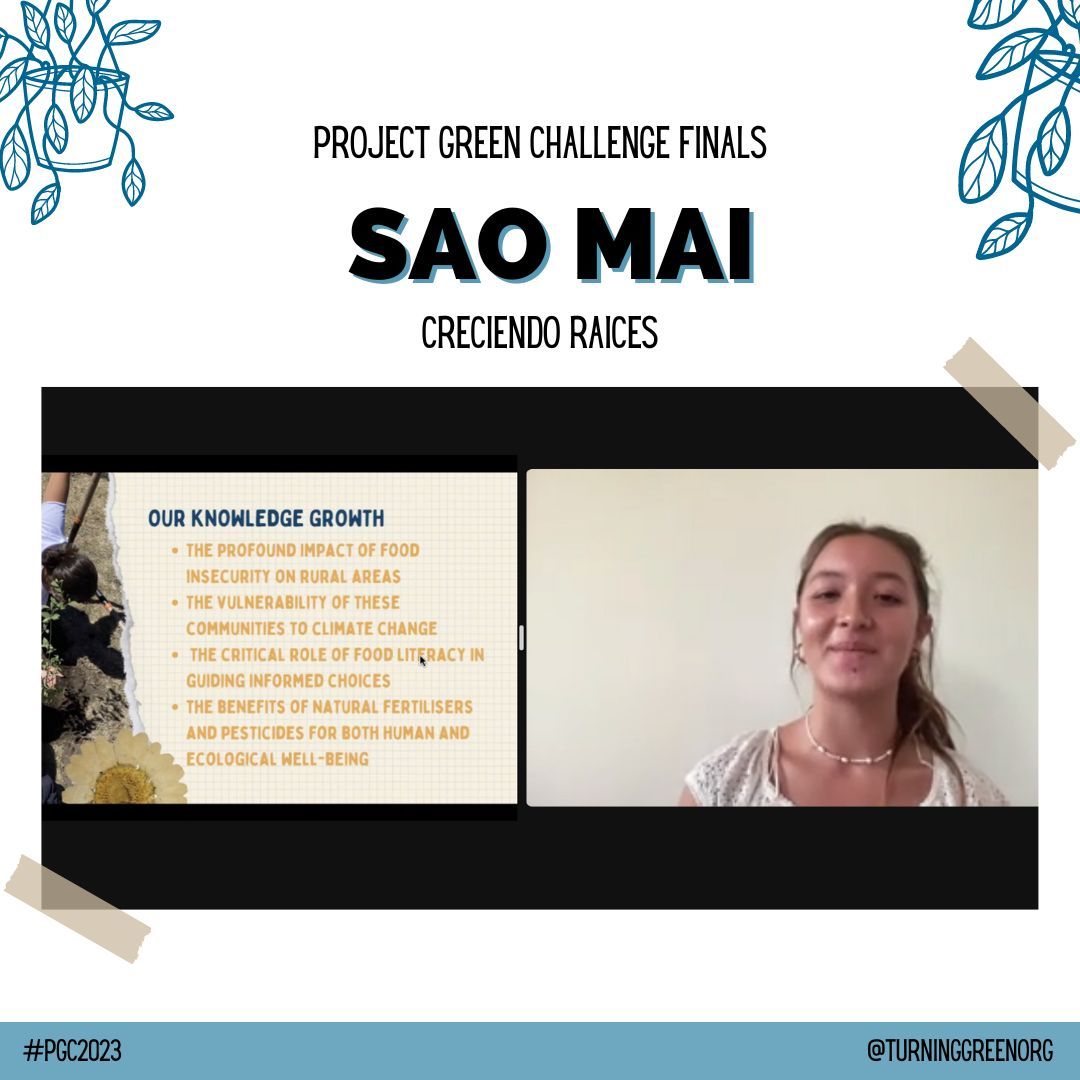 TurningGreenOrg's tweet image. IMPRESSED by Sao Mai and Team 50 Shades of Green for their work on food security and food literacy! Yesterday, the #PGC2023-ers presented on the process, completion and impact of the CAPs they have worked on since November. You can read more about students’ CAPs on our website.