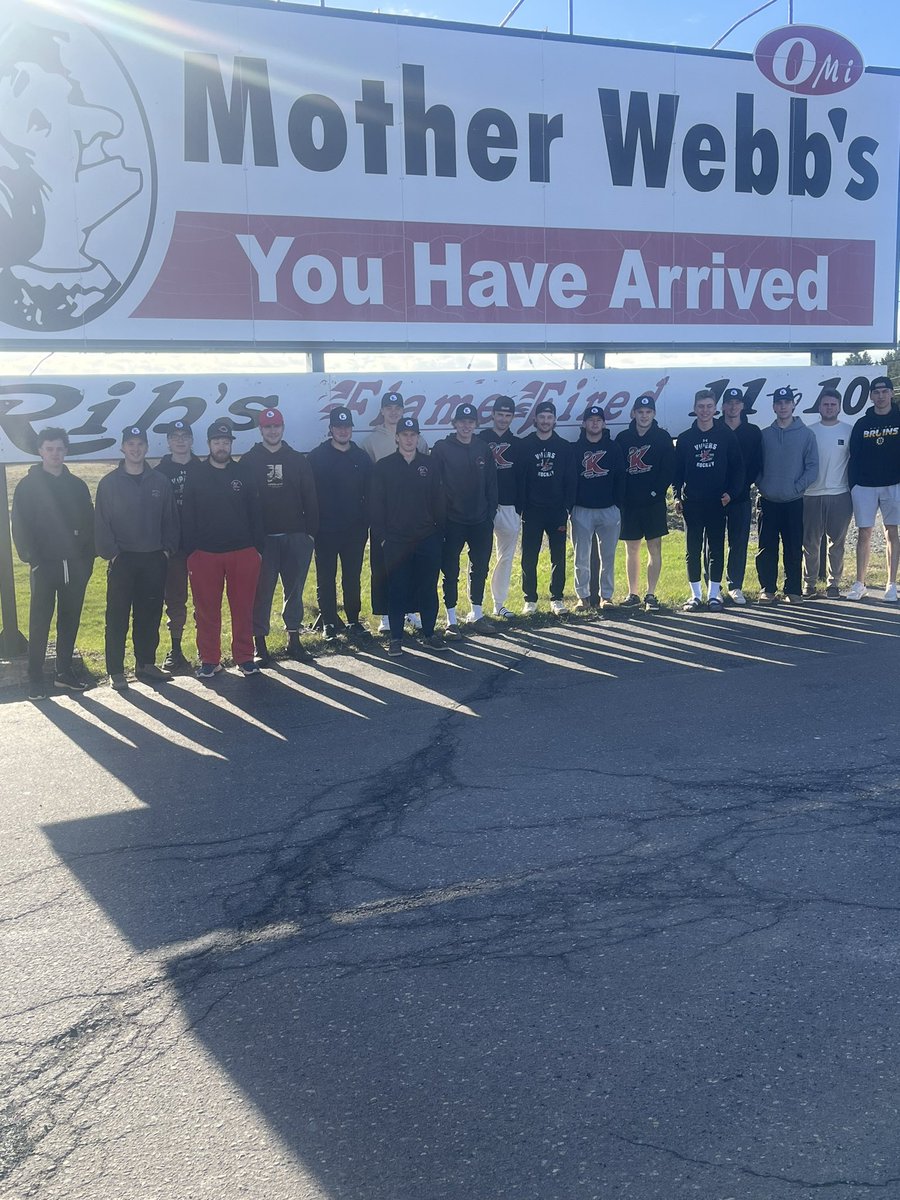 Stopped at Mother Webb’s for supper on our way to the <a href="/2024DOJO/">2024 Don Johnson Memorial Cup</a> . Thanks to <a href="/ADL_PEI/">ADL_PEI</a> for supporting our team meal.