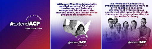 With 23 million+ households enrolled across all 50 states, territories, and federally recognized Tribal Lands, the success, reach, and impact of the ACP are unmatched. 

The U.S. Senate must pass the Affordable Connectivity Program Extension Act of 2024. #ExtendACP #DigitalDivide
