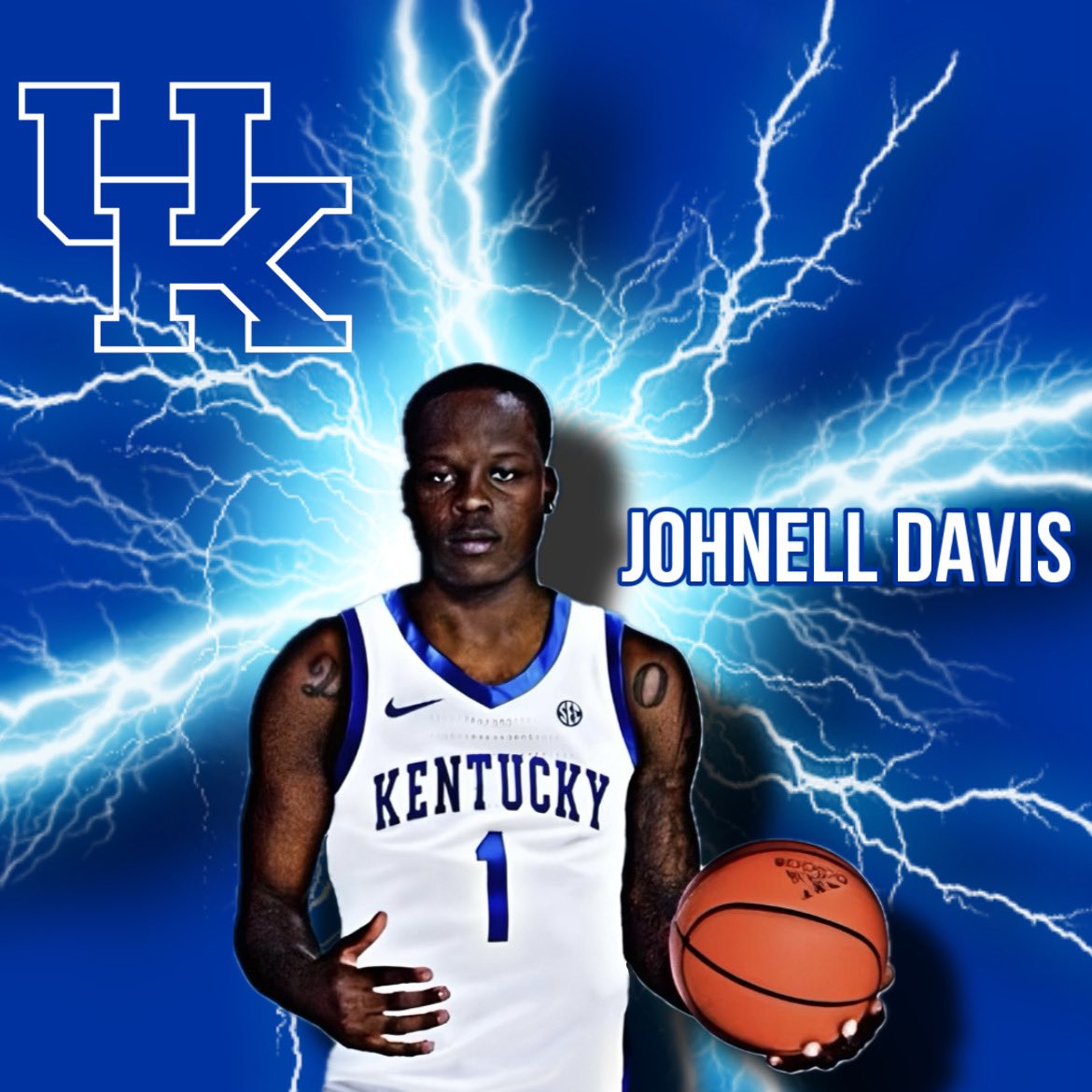 I would be thrilled if Johnell Davis committed to Kentucky! 

6’4”- 203lbs

18.2 (ppg)-48.3(FG%)-41.4(3P%) #BBN 😼
