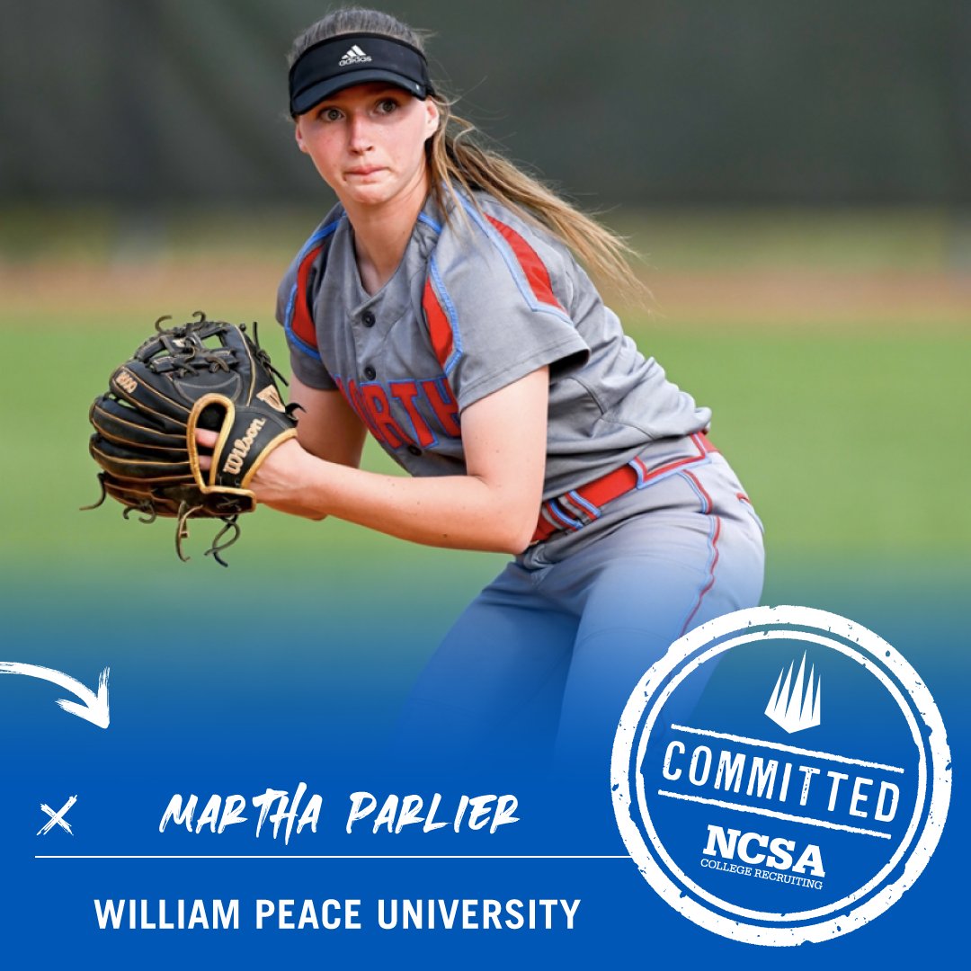 🚨🚨🚨🚨 Congrats to Marth on her Commitment to William Peace University!! @MarthaParlier1 @CoachRCarkhuff