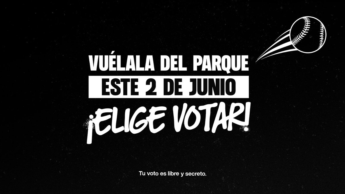 ☄️ Conecta de cuadrangular y vota este 2 de junio. 🗳️