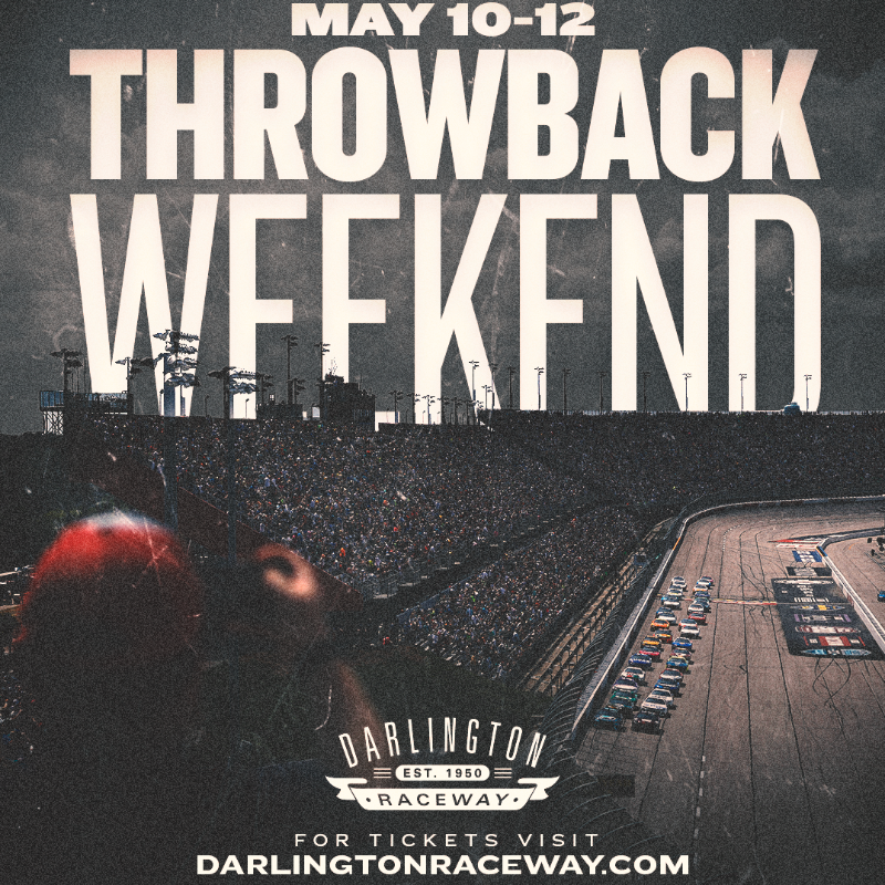 TooToughToTame's tweet photo. Throwback weekend is coming... are you ready for it? 😎
#NASCARThrowback | #Goodyear400 | #CrownRoyalPurpleBag200 | #BuckleUpSC200