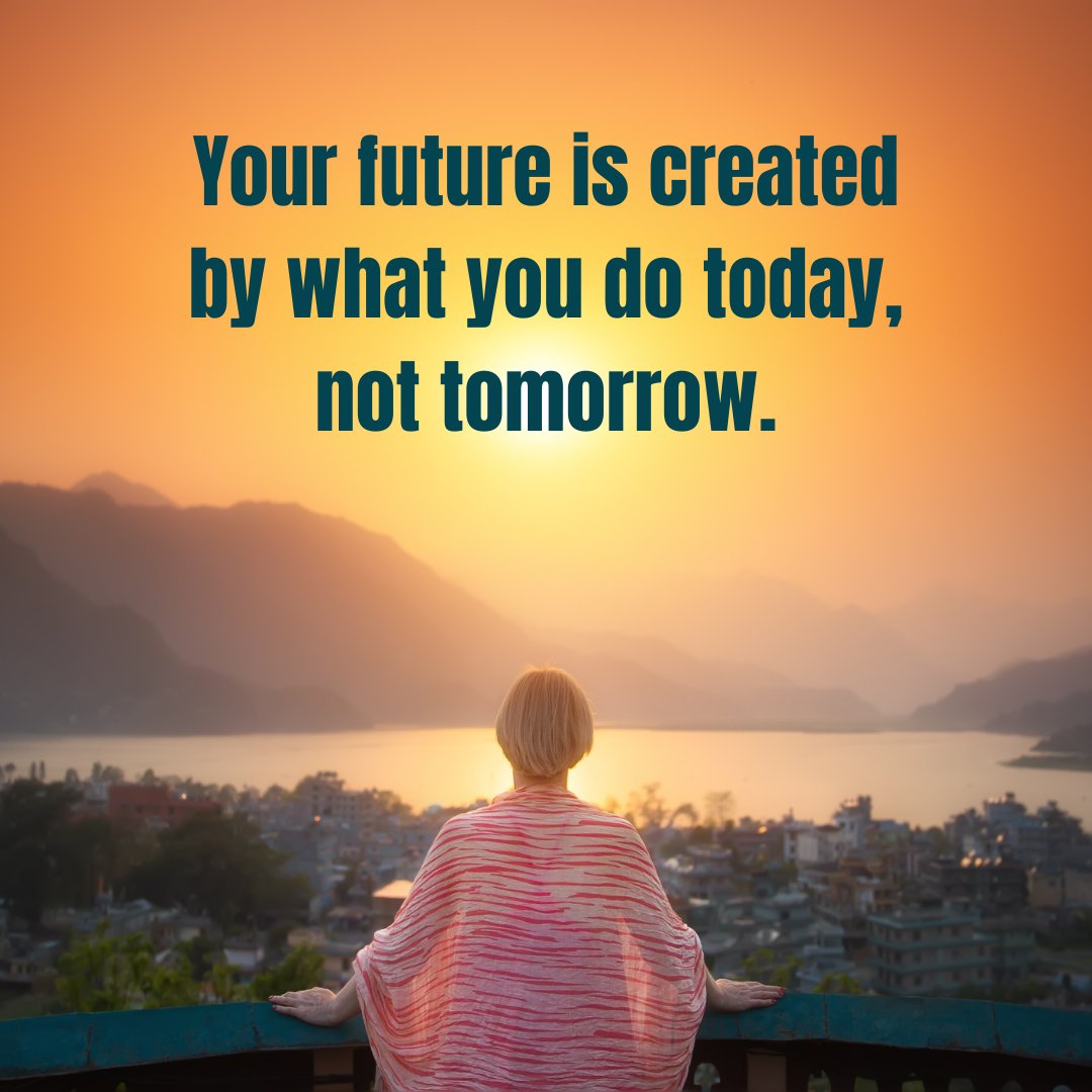 Your future is created by what you do today, not tomorrow. – Robert Kiyosaki

#careersuccess #careertrajectory #career #careerpath