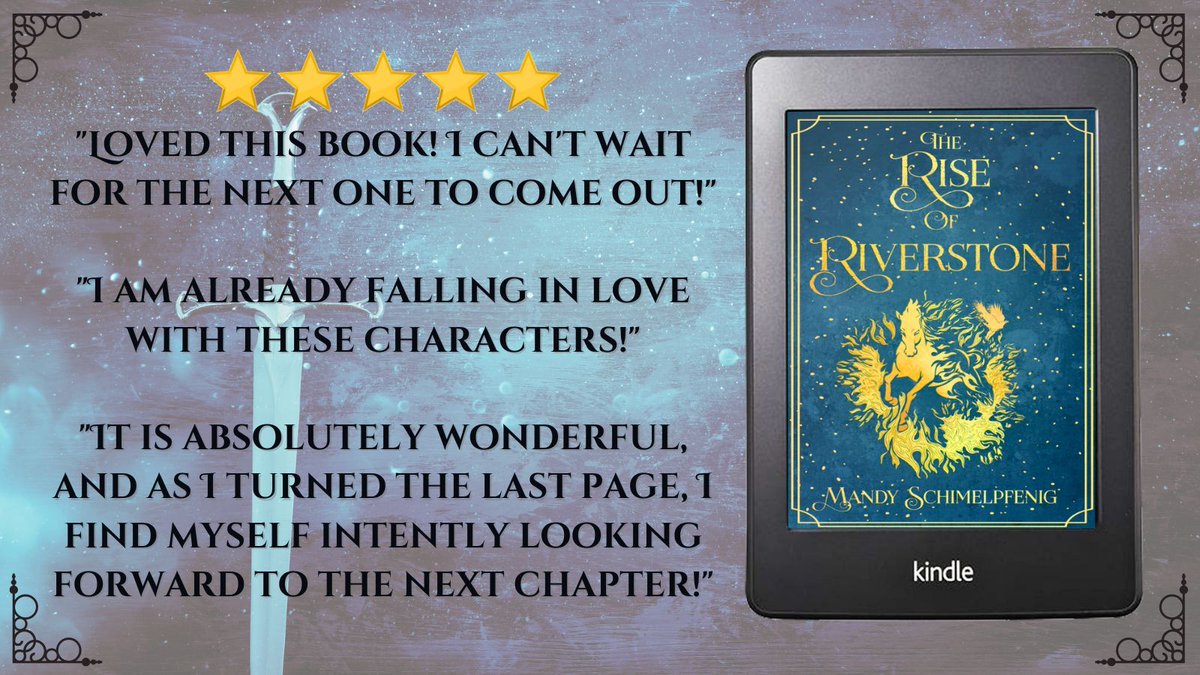 The Rise of Riverstone is a #BBNYA2023 semi-finalist featuring:
💪 a strong fmc
🗡️ introverted knight
🐎 animal bonds
😉 banter and snark
👑 political intrigue
🪶 secret alliances
💕 enemies to lovers romance
🏰 medieval fantasy setting
And it's $0.99 on #kindle until tomorrow!