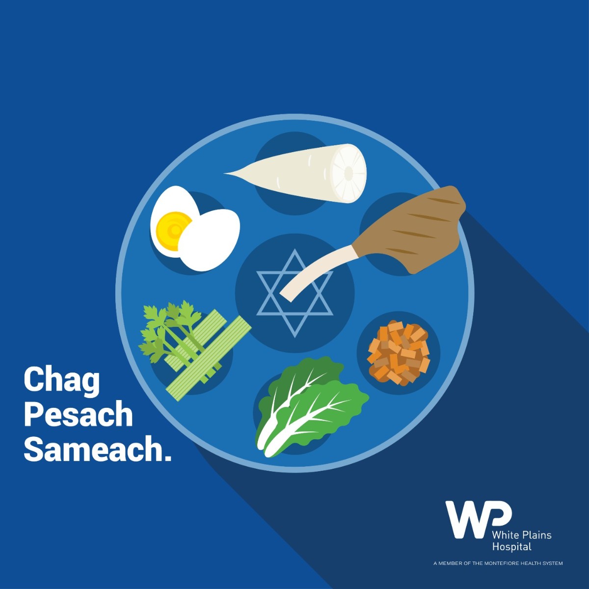 On behalf of the White Plains Hospital community, we wish you a happy Passover! Chag Kasher V'sameach!