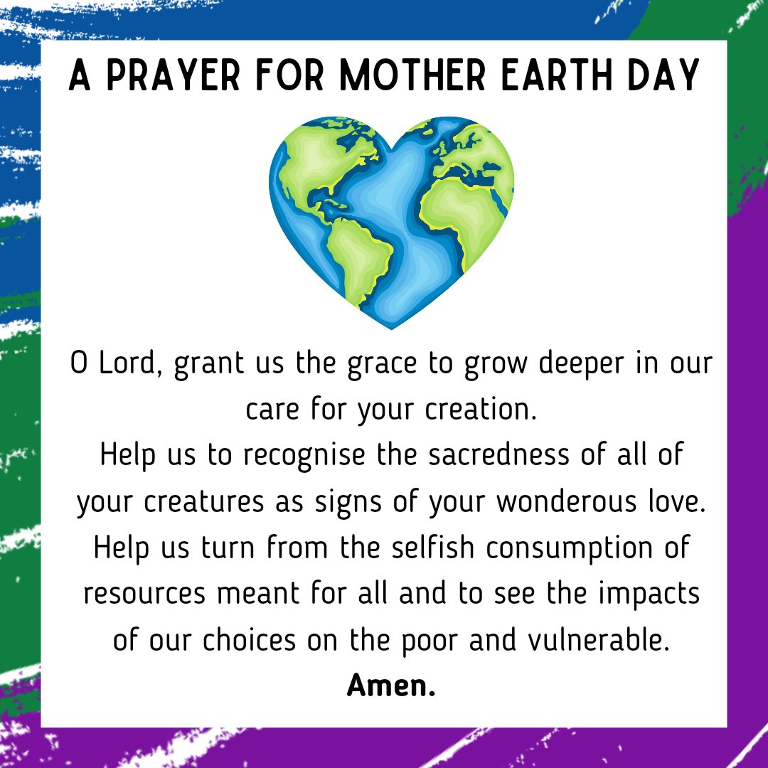 A prayer to end the day for #MotherEarthDay 💚🌍🌱