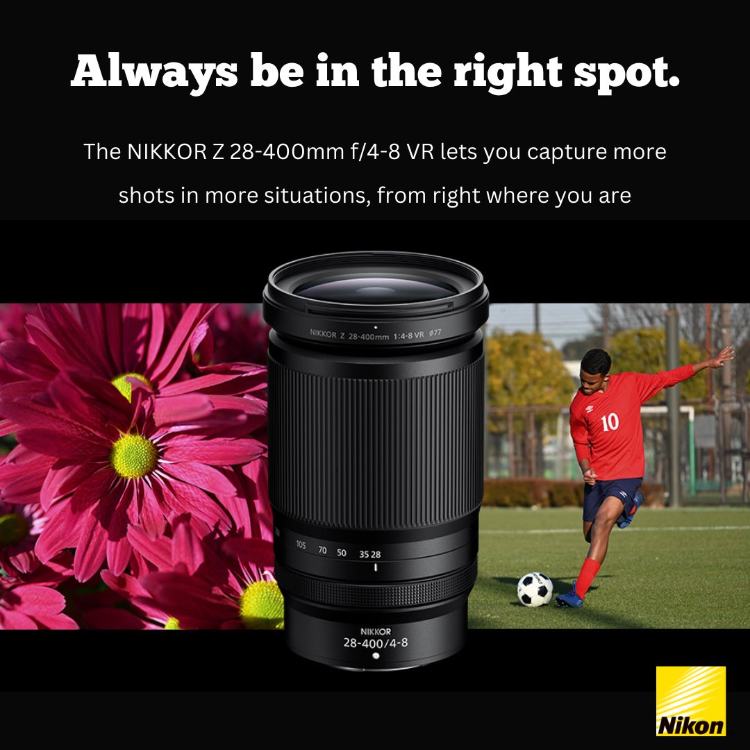 Always be in the right spot - Nikkor 28-400mm Lens 

Learn more: blog.bergencountycamera.com/2024/03/nikons…

#nikon #bergencountycamera #mirrorlesscamera #nikonusa #photography #nikonshooters #nikonphotographer #camerastore #newjerseyphotography #newjerseyphotographer #shoplocal #shopsmallbusiness