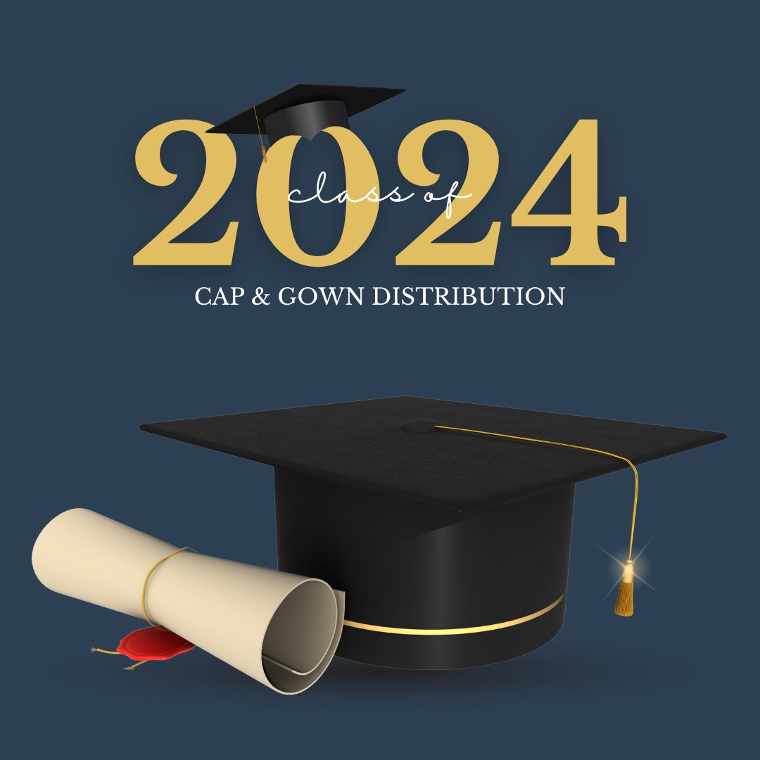 Seniors, just a reminder! Cap & gowns will be handed out on May 2 @ 9 AM in the LCHS cafe. Seniors must turn in their Chromebooks AND chargers at this time and pay all fees prior to receiving their cap & gowns. Admin will meet with seniors briefly at 9:00 in the auditorium. 🎓