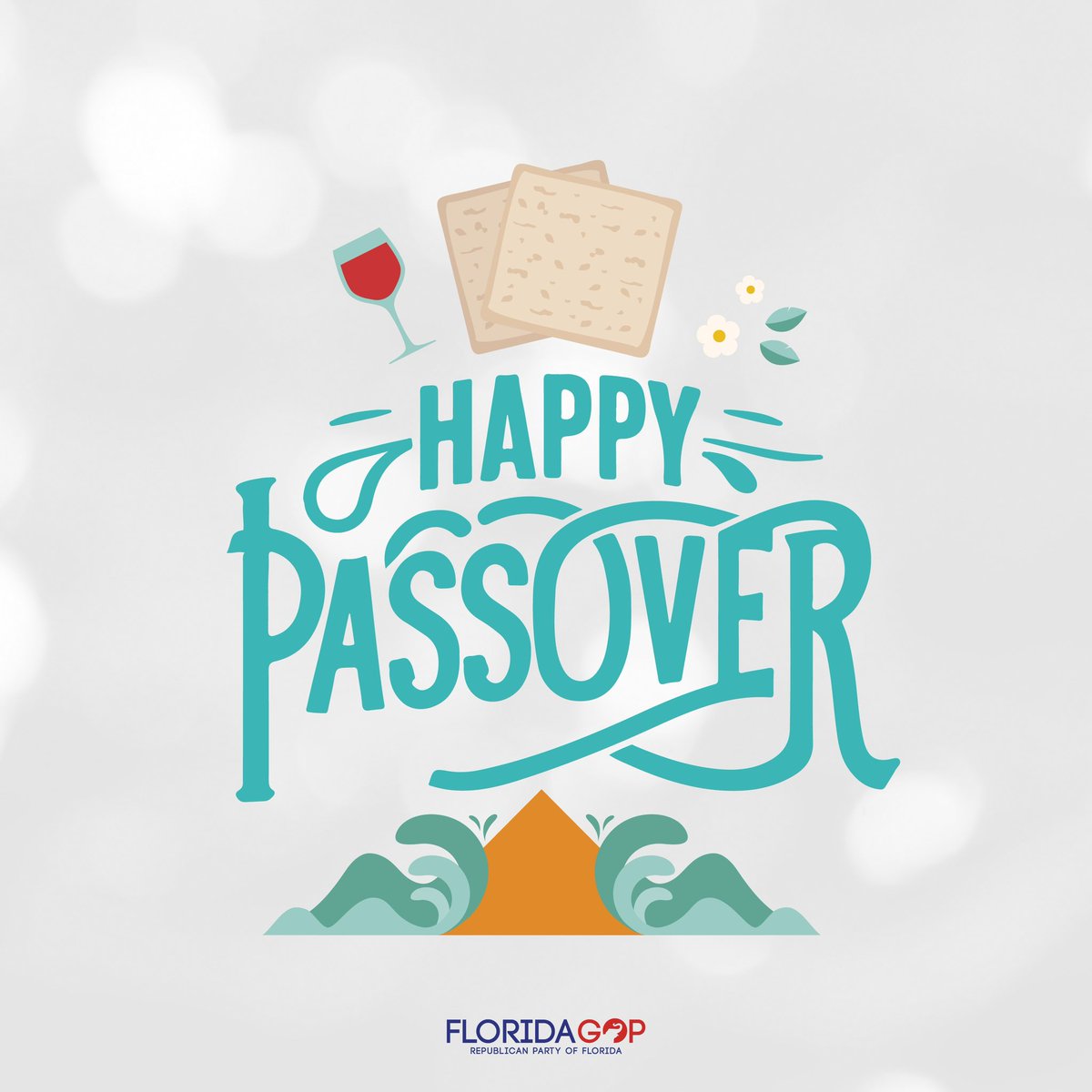 Wishing our Jewish friends a happy Passover and praying for the people Israel and the Jewish community as a whole, during these difficult times. Florida stands with the State of Israel. 🇮🇱