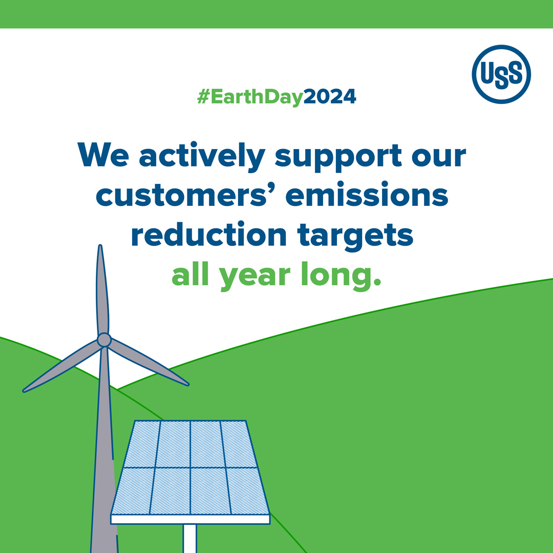 #EarthDay is celebrated once a year, but at #USSteel, we actively support our customers’ emissions reduction targets all year long with game-changing sustainable steels and transparency on the environmental impact of our products. View our certifications: ow.ly/RPsl50RlxgM