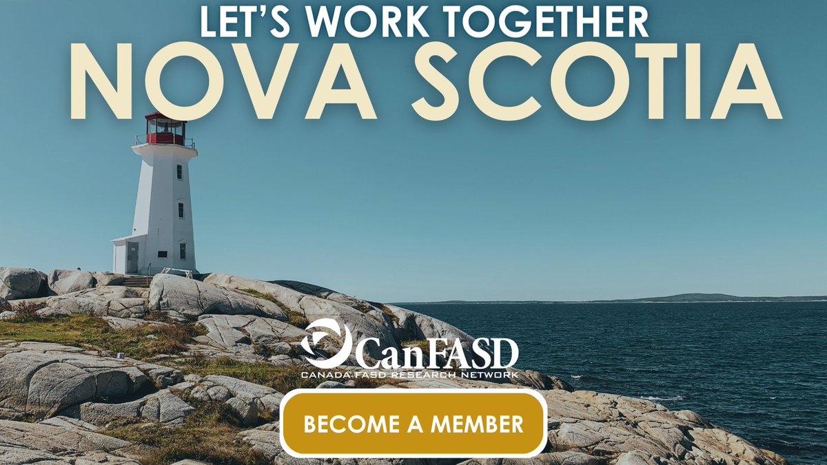 Calling residents of #NovaScotia who are passionate about championing FASD rights! Become a CanFASD member: ow.ly/Vbpy50Rhlzu We have two types of memberships, Individual and Jurisdictional. You can be an individual member whether you live in a member jurisdiction or not.