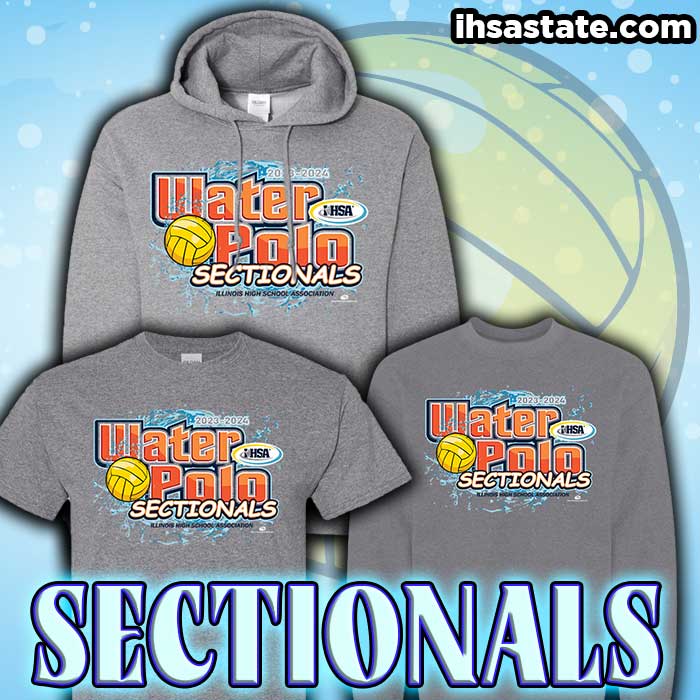 Water Polo Sectionals are just around the corner so don't forget to grab one of your items below: Ihsastate.com #waterpolo #sectionals #ihsa #illinois