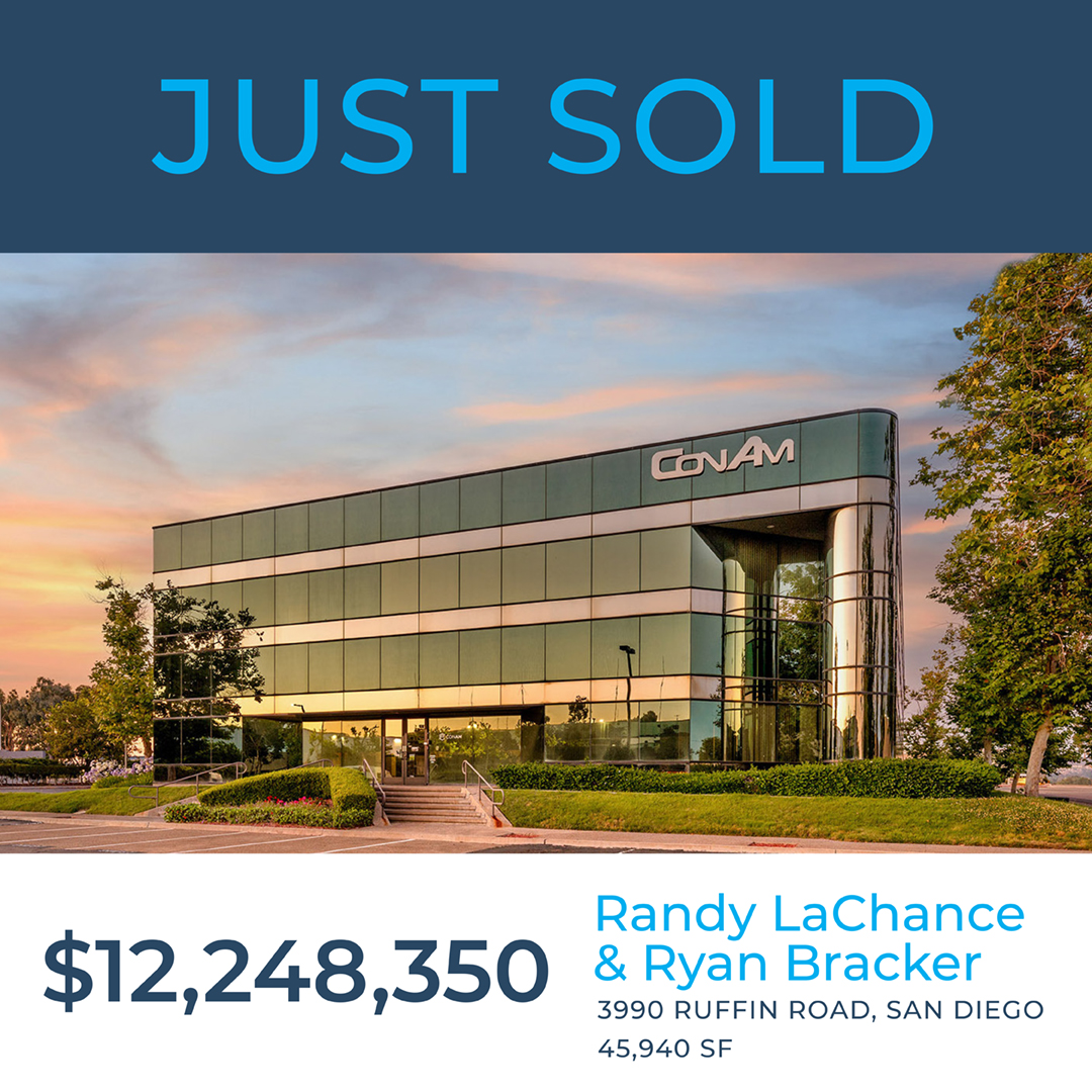 Randy LaChance & Ryan Bracker repped their client in the $12.24M acquisition of this 45,940 SF San Diego office building.

#voitrealestate #voitsandiego #crebroker #realestate #commercialrealestate #officespace #creinvesting #investing #socalrealestate #californiarealestate