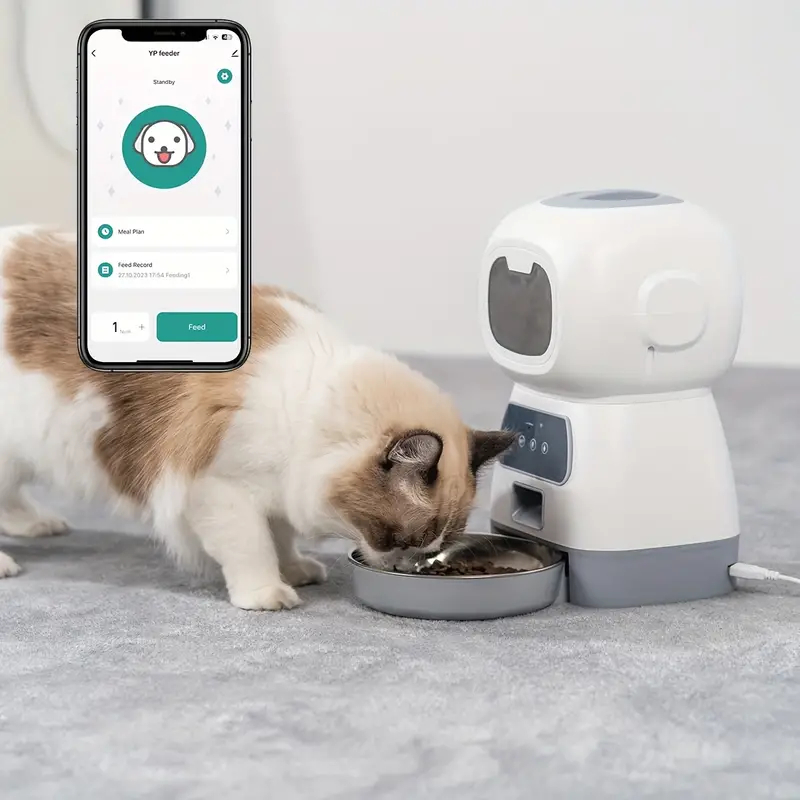 Change your lifestyle, no more racing home to feed your Pets. Just Program with your Mobile and the rest just happens. #automaticpetfeeder #catfeeder #furryfields #cats #dogs #catmom #dogmom #automaticcatfeeder #feeder #automaticfeeder