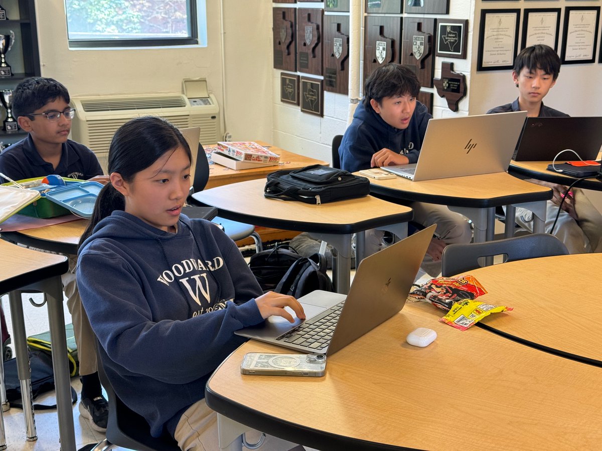 Our @WAMiddleSchool debaters are getting ready for their postseason bonus tournament with the help of the Upper School Varsity team!