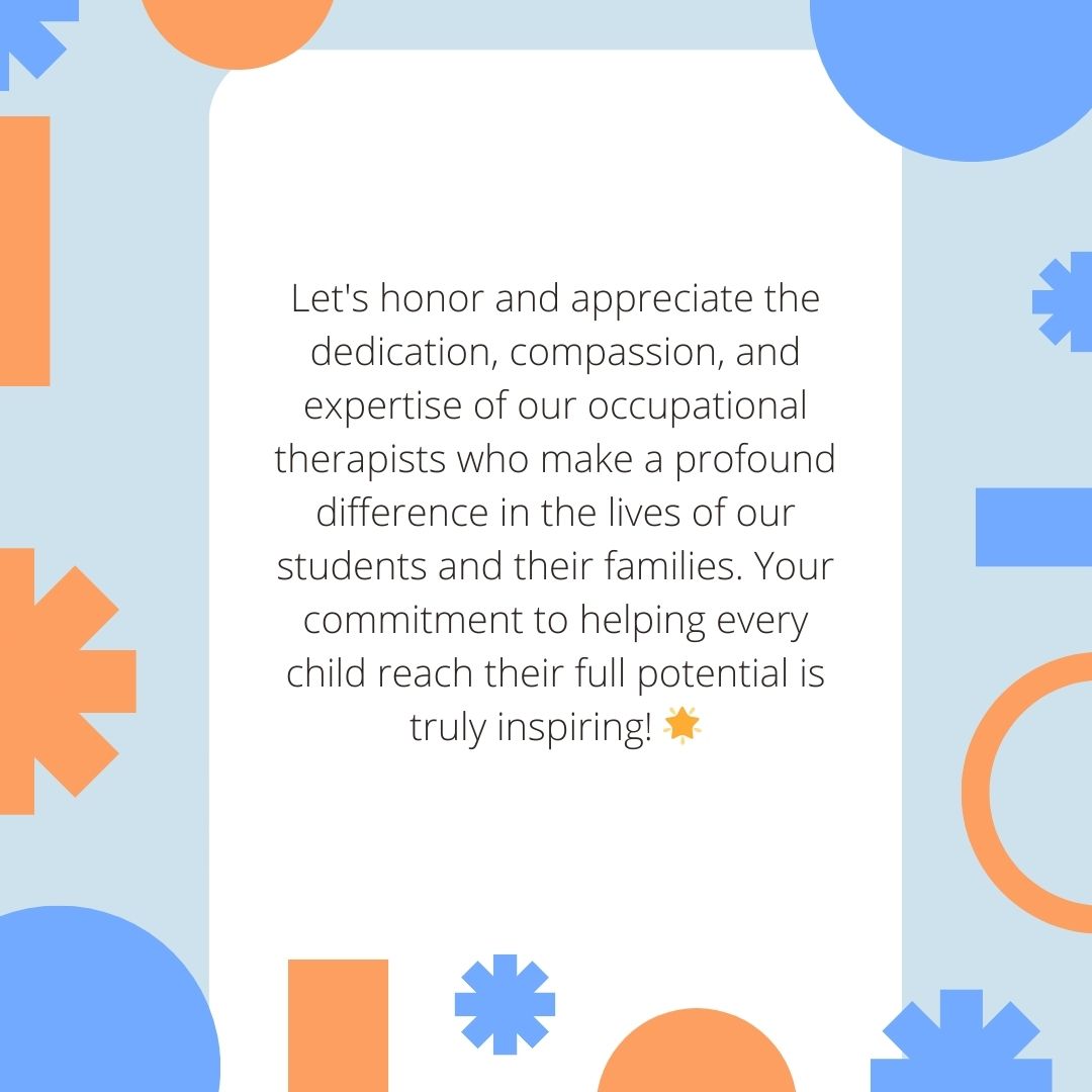 Honoring Occupational Therapy Month: Recognizing the dedicated OT's who empower individuals to overcome challenges and thrive in their daily lives! 
#iBRAIN #OTMonth #OccupationalTherapy #OTAwareness #TherapistLife #EmpowerThroughOccupation #OTCommunity #ThriveThroughOT #OTSkills