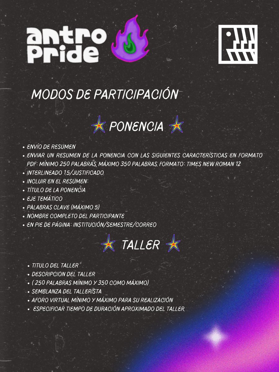 reneca_mx's tweet photo. Presentamos la convocatoria de un evento insignia de la Red Nacional De Estudiantes en Ciencias Antropológicas: El Antro-Pride 2024 🪩🏳️‍🌈🏳️‍⚧️ ¿Te gustaría participar? ¿Te gustaría presentar una ponencia?  ¡Revisa las bases para participar!  #lgbtq #antropology #méxico https://t.co/237CY7lVGK