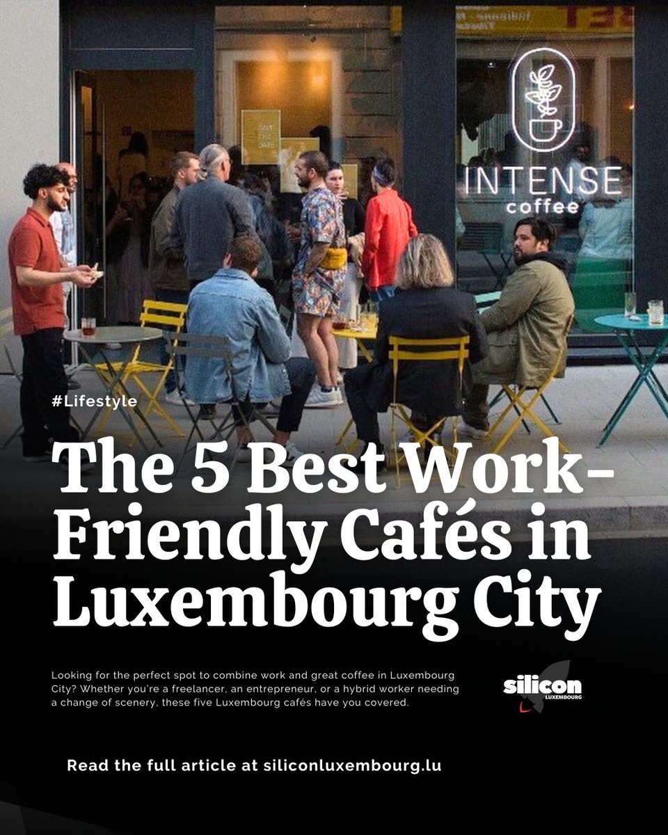 #Lifestyle 🚀 Looking for the perfect spot to combine #work and great coffee in Luxembourg City? Whether you’re a freelancer, an entrepreneur, or a hybrid worker needing a change of scenery, these five #Luxembourg cafés have you covered : siliconluxembourg.lu/the-5-best-wor…
