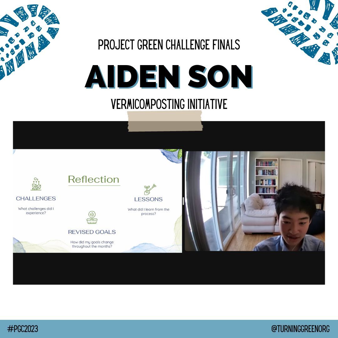 TurningGreenOrg's tweet image. NICE WORK Aiden for his work on vermicomposting at his high school! Yesterday, the #PGC2023-ers presented on the process, completion and impact of the CAPs they have been working on since November. You can read more about students’ CAPs on our website.