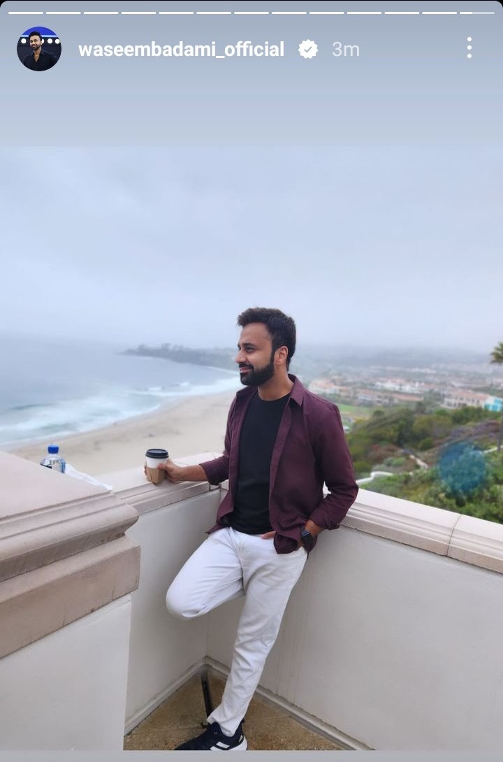 Him and the view 🌊❤️ >>>>
Oceanside, California 
@WaseemBadami 
#USTour