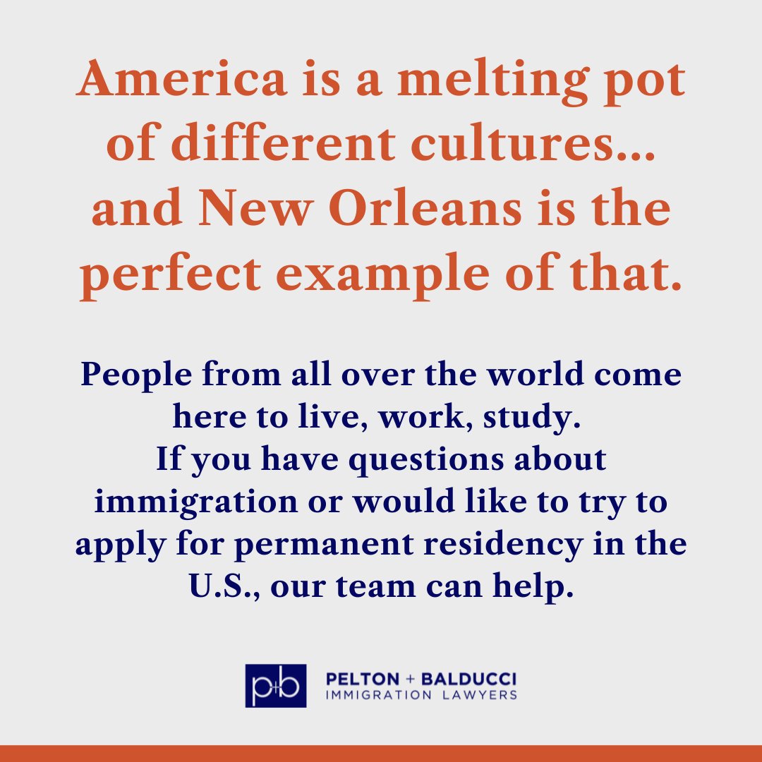 We believe our clients are heroes. We are humbled by their stories, and we are determined to fight to ensure they can continue to live their American dream.

pbimmigration.com

#NewOrleansImmigrationAttorneys #NewOrleansImmigration #ImmigrationLaw