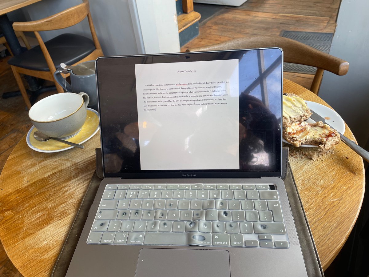 Dakloss_author's tweet photo. I’ve taken to writing every weekend in a local cafe while having a cuppa tea, croissant, butter, and jam. It just might be my version of heaven. #writingcommunity
#WritingLife https://t.co/5s343i38yo