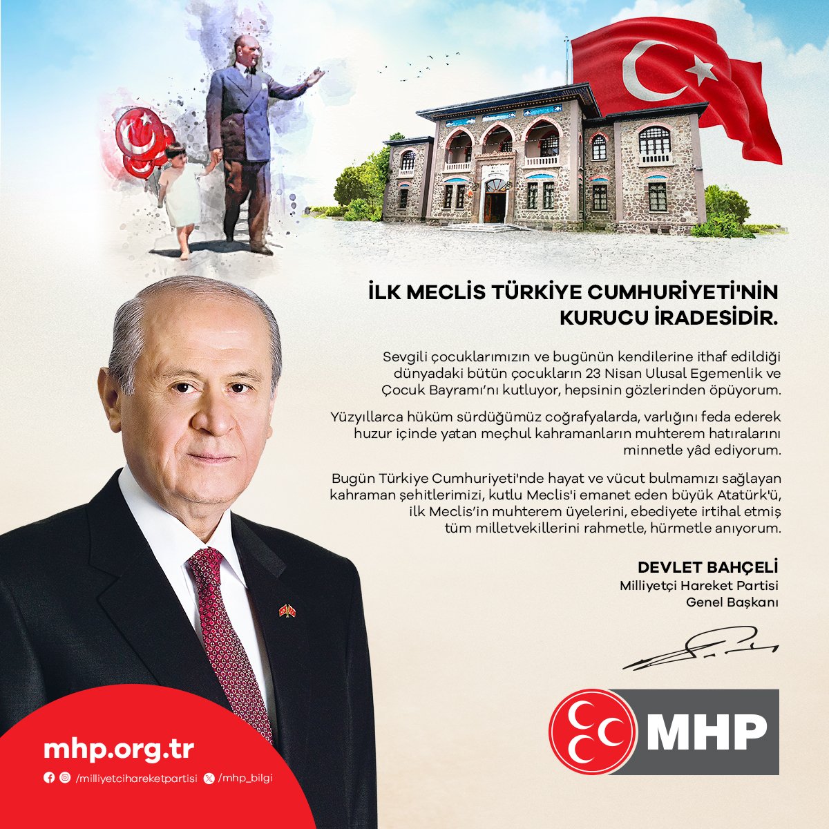 #MHP İLK MECLİS TÜRKİYE CUMHURİYETİ'NİN KURUCU İRADESİDİR. 🇹🇷