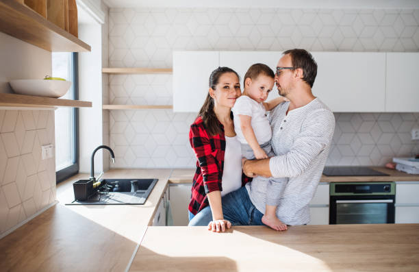 When planning a kitchen remodel, think about the 'work triangle' - the layout between your sink, stove, and refrigerator. A well-planned work triangle can significantly enhance your kitchen's functionality! #KitchenLayout #DesignTips