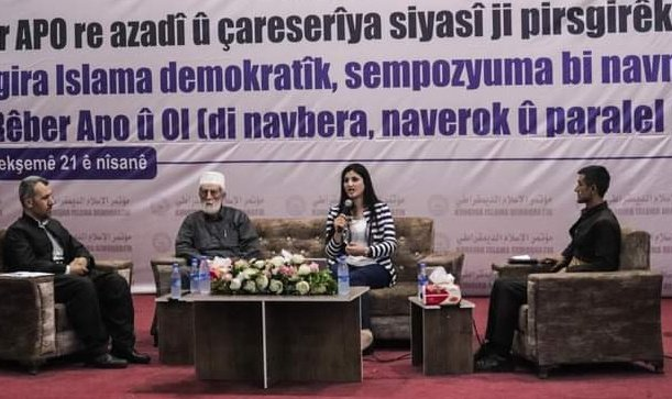 CivakaIslam15's tweet photo. Demokratik İslam Kongresi, Qamişlo'da Abdullah Öcalan'ın bakış açısı ve din konulu bir sempozyum düzenledi. İslam'da kadın konusunu anlatıldı.
#AbdullahOcalan
#Freedom4Ocalan
#DemocraticIslam https://t.co/QWcdzGPmL7