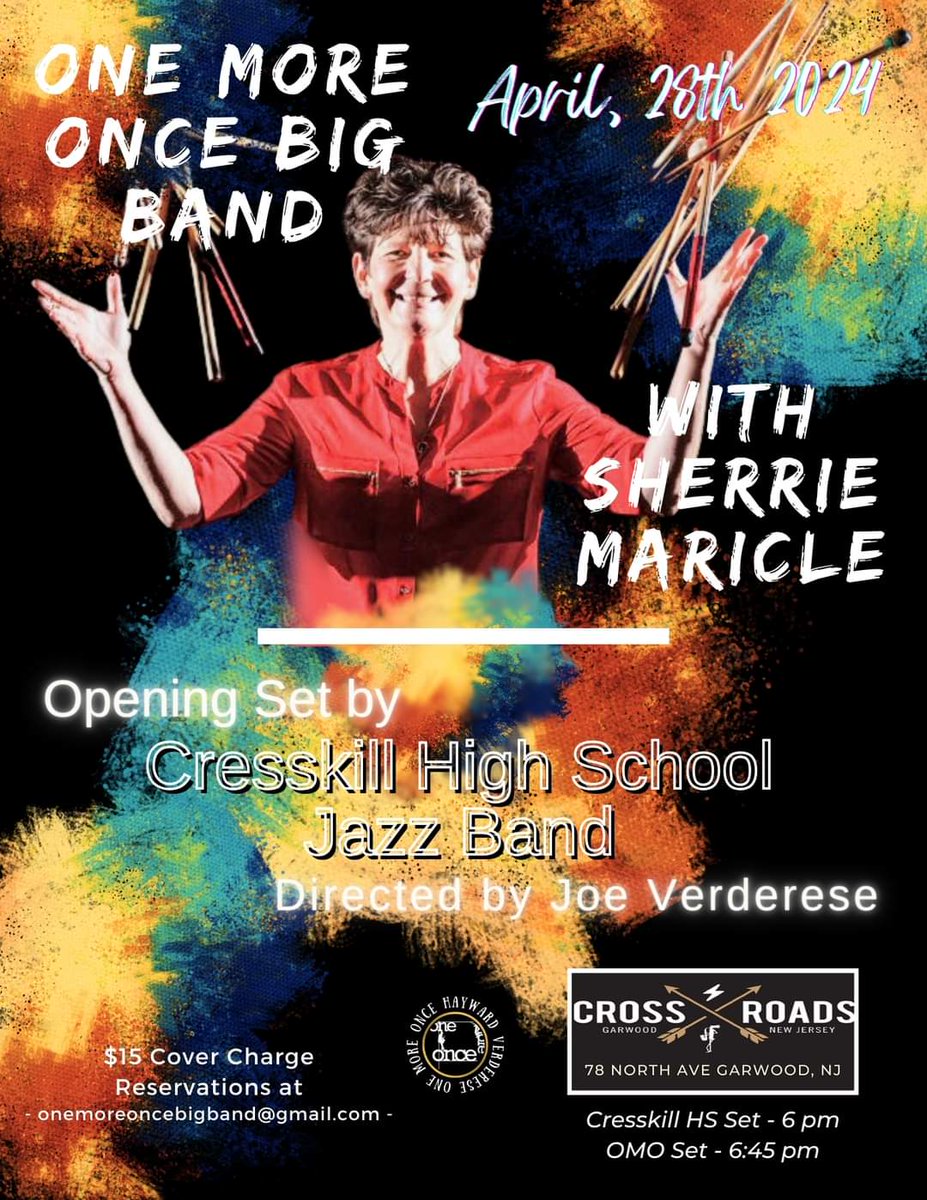 I'm excited to be playing with The One More Once Big Band this Sunday to celebrate those of us who use their percussive passion, power, skills, musicianship, good taste and creativity to  Kick and Drive a Big Band!

#bigbanddrummer #bandleader #bigbandjazz  #gratefuleveryday